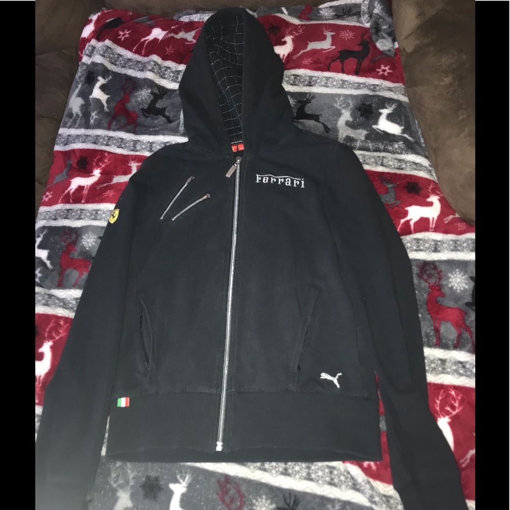 Ferrari Zip Up Hoodie